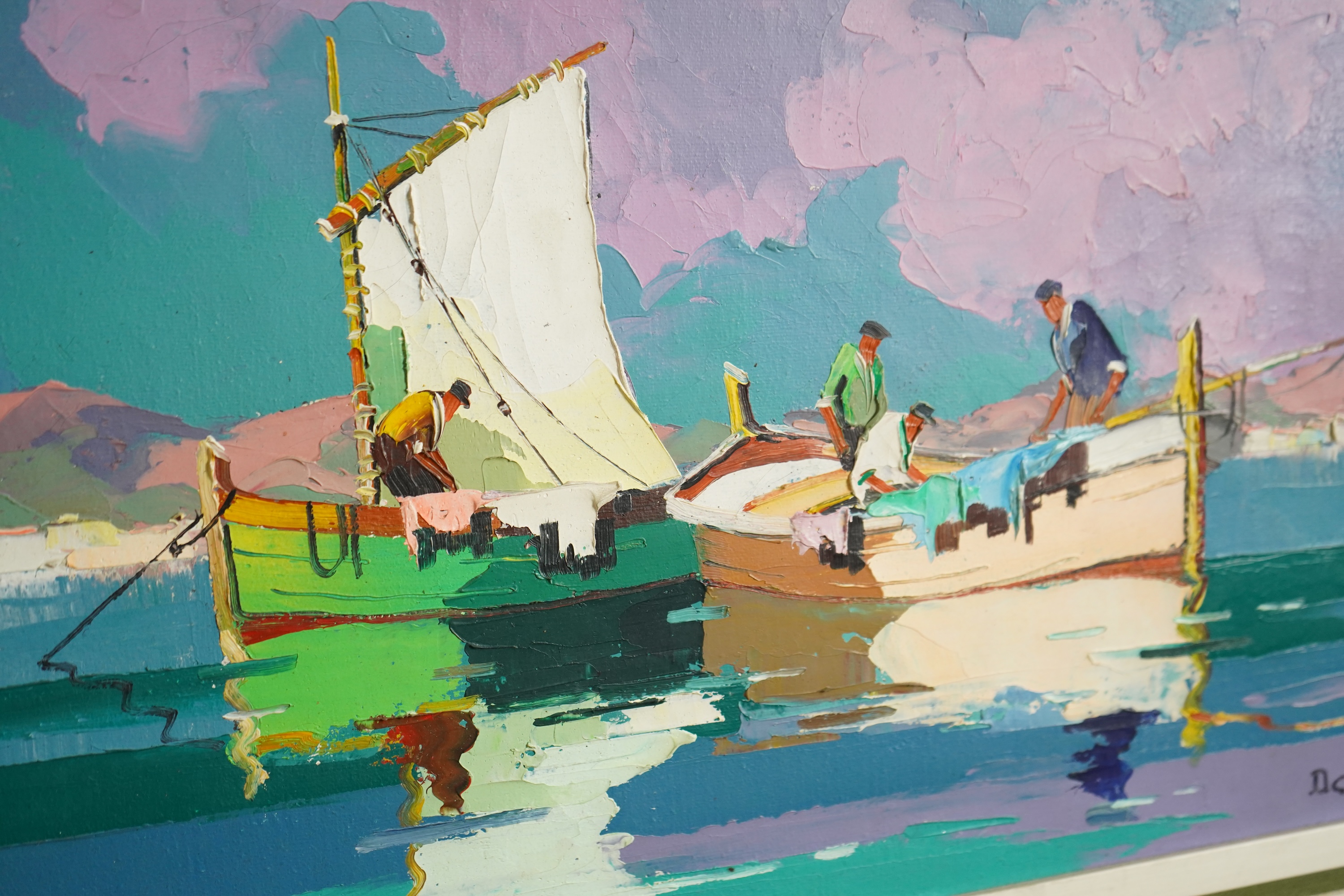 Cecil Rochfort D'Oyly John, 1906-1993, 'Mistral Time off French Coast at Cap d'Antibes'